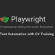Microsoft Playwright Test Automation with C# Training